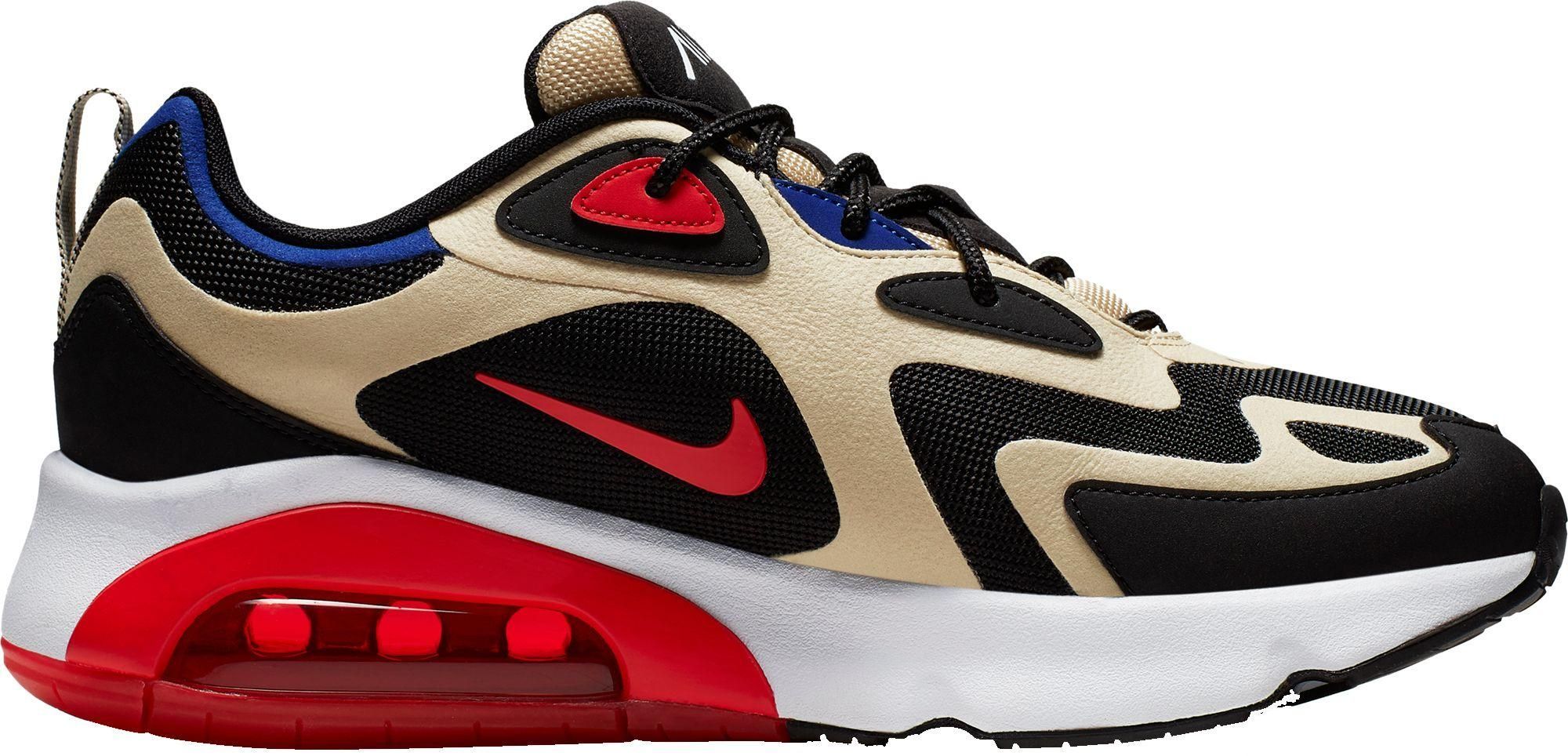 1684 Nike Air Max 200 Team Gold University Red Black -8M/9.5W